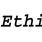 Ethiopic WashRa SemiBold Slant