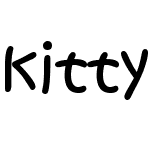 kitty原始猫咪中文智能手机字体