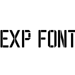 EXP FONT