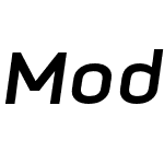 Moderna Bold Italic