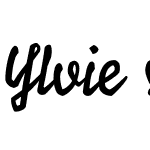 Ylvie script bold