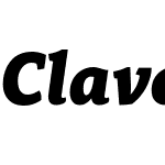 Clavo-BlackItalic