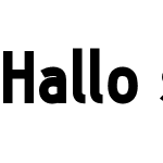 Hallo sans