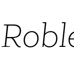 Roble Alt Thin