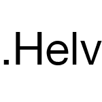 .Helvetica Neue Interface