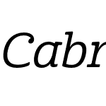 Cabrito Norm Medium Italic