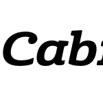 Cabrito Ext ExBold Italic