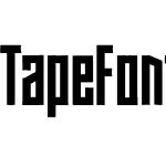 Tape Font