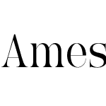 Ames' Roman CondensedLight