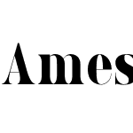 Ames' Roman CondensedBlack