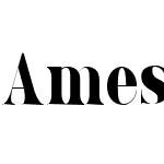 Ames' Roman CondensedBlack