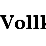 Vollkorn Semibold