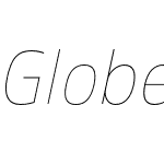 Glober Thin Italic