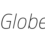 Glober Light Italic