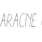 Aracne Condensed Light Italic