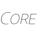 Core Sans NR SC 15 Thin