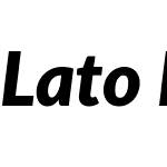 Lato Latin Black