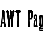 AWT Page Beveled No 142