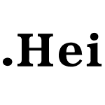 .HeitiUI J