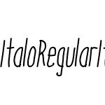 Italo Regular Italic