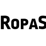 Ropa Sans SC Pro ExtraBold