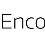 Encode Sans Wide