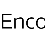 Encode Sans Wide