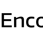 Encode Sans Wide