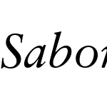 SabonGEOW82-Italic