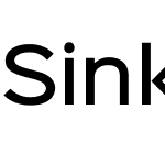 Sinkin Sans 500 Medium