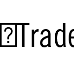 TradeGothicLTPro-Cn18