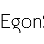 Egon Sans Extra Light