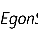 Egon Sans Cond Light