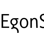 Egon Sans Cond Light