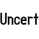 Uncertain Sans