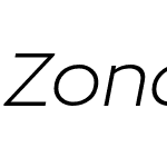 ZonaPro-LightItalic