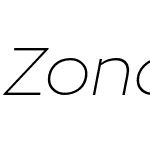 ZonaPro-ThinItalic