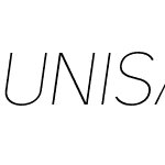 Uni Sans Thin Caps Italic