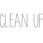 clean up your mess