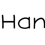 Handie Sans Fat Regular