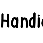 Handie Sans Cond Bold