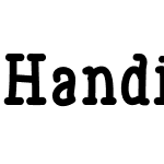 Handie Cond Bold