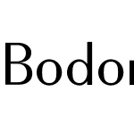 Bodoni Sans Text Regular