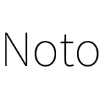 Noto Sans Korean Thin