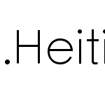 .HeitiUI J