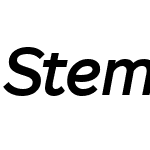 StemW05-MediumItalic