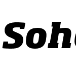 SohoW05-ExtraBoldItalic