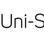 Uni Sans Book