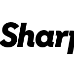 Sharp Sans No1 ExtraBold Italic