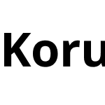 Koruri Bold